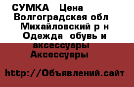 СУМКА › Цена ­ 1 300 - Волгоградская обл., Михайловский р-н Одежда, обувь и аксессуары » Аксессуары   